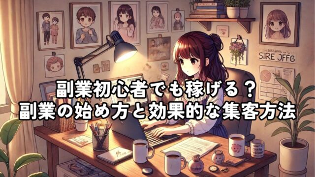 副業初心者でも稼げる？副業の始め方と効果的な集客方法を徹底解説