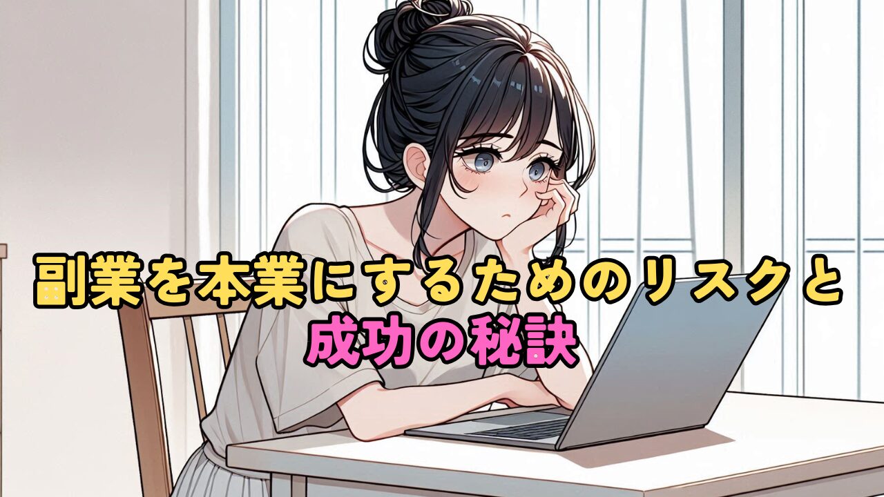 副業を本業にするためのリスクと成功の秘訣！