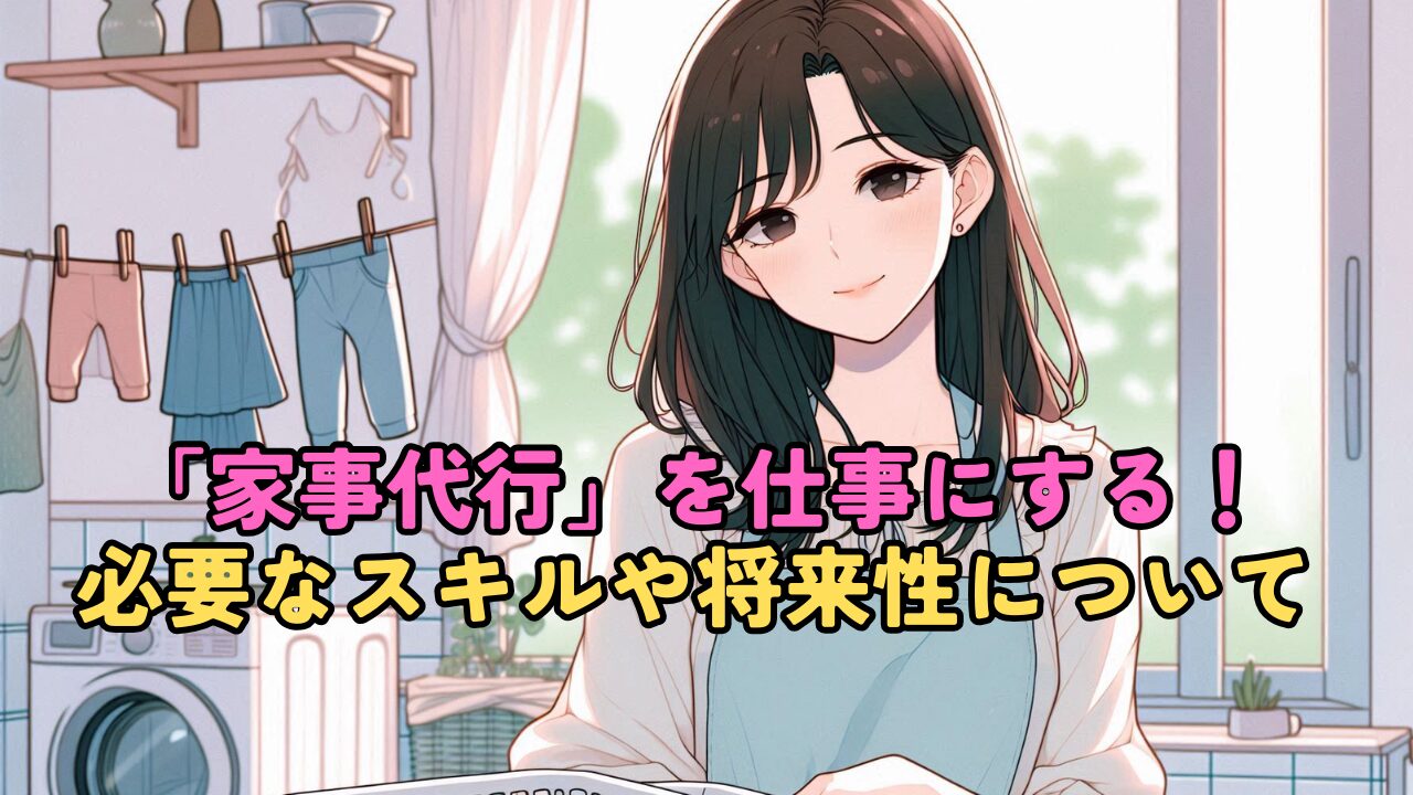 「家事代行」を仕事にする!必要なスキルや将来性について