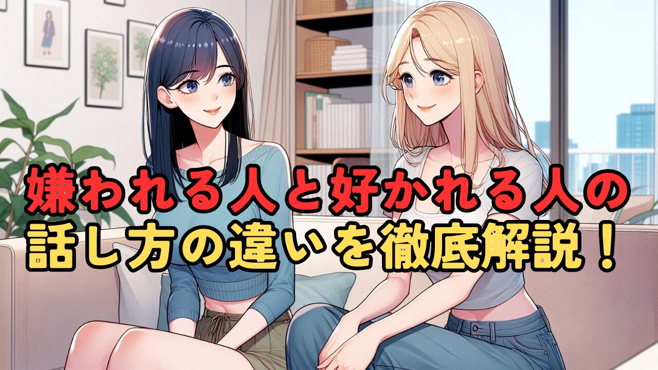 嫌われる人と好かれる人の話し方の違いを徹底解説！